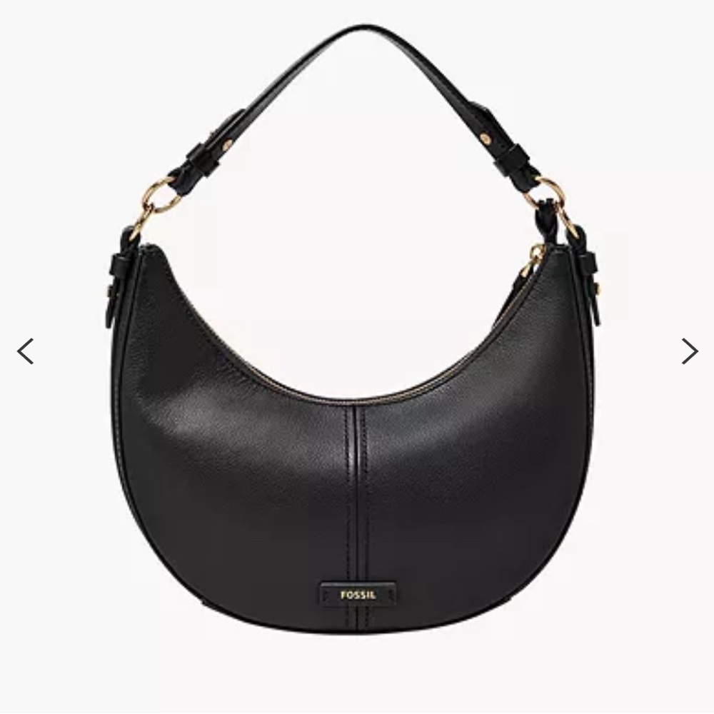 Fossil leather hobo